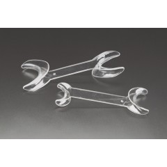 Plasdent Extand Double Ended Cheek Retractors- Autoclavable to 250 - Large, Clear (2pcs/box)  